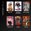 Na czarnym tle znajduje się sześć okładek gier z napisami: "METAL SLUG", "THE KING OF FIGHTERS 2000", "SHOCK TROOPERS", "MAGICIAN LORD", "SENGOKU", "IRONCLAD". Po lewej stronie widoczny jest pionowy napis "NEOGEO ARCADE 1".