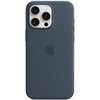 Etui APPLE Silicone Case MagSafe do iPhone 15 Pro Max Sztormowy błękit Seria telefonu iPhone