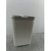 Kosz na pranie CURVER Style 60L Kremowy Głębokość [cm] 34