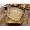 Foremki papierowe ALPENBURG do Air Fryer 16 x 16 cm (50 szt.) Kolor Brązowy