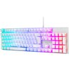 Klawiatura MAD DOG GK910W Gateron Red Biały Interfejs USB