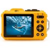 Aparat KODAK WPZ2 Żółty + 2 baterie + karta pamięci 16GB, 16.3Mpix, 4x zoom optyczny Rozmiar matrycy [cal] 1/2.3