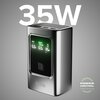 Powerbank SBS Evolved LCD 10000mAh PD 35W Szary Prąd wyjściowy [A] 1.5