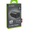Ładowarka sieciowa SBS Nano GaN 65W Czarny Grubość [mm] 32