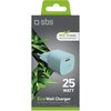 Ładowarka sieciowa SBS Eco Wall 25W Niebieski Kabel w zestawie Brak