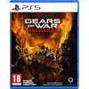 Okładka gry "Gears Of War: Reloaded" na PS5 przedstawia postacie w zbrojach z bronią na tle płonącego miasta. Widoczne są napisy: "Wymaga pobrania zawartości", "Gra w polskiej (napisy) i angielskiej wersji językowej", oraz logo "The Coalition".