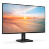 Monitor o przekątnej 27 cali z cienkimi ramkami, wyświetlający obraz zachodu słońca nad morzem. Na dolnej ramce widoczne jest logo "PHILIPS".