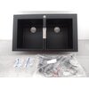 Zlewozmywak dwukomorowy FRANKE Sirius S2D 620 143.0618.688 Onyx 50x86 Szerokość [cm] 86