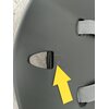 Fotelik rowerowy KROSS Walaroo Tylny Rura podsiodłowa 22kg Szary Odchylany Nie