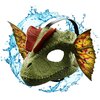 Zabawka JURASSIC WORLD Maska Chaos Theory Dilofozaur HXF55 Wiek 4+