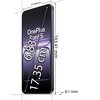 Na zdjęciu widoczny jest fioletowy smartfon z napisem "OnePlus Nord 5" na ekranie, z zaznaczonymi wymiarami: 6.83 cala (17.35 cm) przekątnej, 163.41 mm wysokości, 77.04 mm szerokości i 8.1 mm grubości.