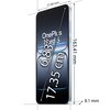 Na zdjęciu widoczny jest smartfon z wyświetlaczem o przekątnej 6.83 cala, co odpowiada 17.35 cm. Na ekranie znajduje się tekst "OnePlus Nord 5", a obok urządzenia podane są wymiary: 163.41 mm wysokości, 77.04 mm szerokości i 8.1 mm grubości.