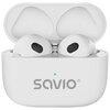 Słuchawki douszne SAVIO TWS-01 Pro Biały Transmisja bezprzewodowa Bluetooth