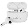 Słuchawki douszne SAVIO TWS-01 Pro Biały Pasmo przenoszenia min. [Hz] 20