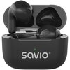 Słuchawki douszne SAVIO TWS-02 Pro Czarny Transmisja bezprzewodowa Bluetooth