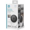 Opakowanie kamery NEDIS SmartLife WIFICI12CWT z napisem "Wi-Fi Full HD Indoor Camera" oraz informacjami o obsłudze pasm Wi-Fi 2.4GHz i 5.0GHz. Widoczne są również logotypy wskazujące na kompatybilność z Alexa i Google Assistant.