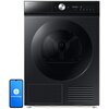 Pralka SAMSUNG BESPOKE AI WW11DB8B95GB QuickDrive 11kg 1400 obr Autodozowanie StayClean + Suszarka SAMSUNG BESPOKE AI DV90DB8845GBU4 z pompą ciepła + Łącznik SAMSUNG SKK-SSV Czarny Zużycie energii na 100 cykli [kWh] 32 kWh = 36.8 zł
