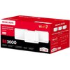 Router MERCUSYS Halo H27BE 2.4 / 5 GHz (DualBand), Wi-Fi Mesh (3 szt.) Obsługiwane standardy Wi-Fi 7 (802.11 a/b/g/n/ac/ax/be)