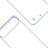 Przezroczyste etui na telefon z widocznym logo "3MK" w rogu. Etui ma wycięcia na aparat i przyciski.