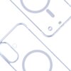 Przezroczyste etui z okrągłym wzorem i wycięciami na aparat oraz logo "3MK" w rogu. Produkt jest przeznaczony do Apple iPhone 17.