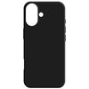 Czarne etui na telefon z matowym wykończeniem, posiada wycięcia na aparat i przyciski boczne. Produkt to "Etui 3MK Matt Case Pro do Apple iPhone 17 Czarny".