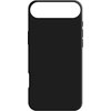 Czarne etui na telefon o matowym wykończeniu, z wycięciem na aparat w górnej części. Produkt nie zawiera widocznych napisów ani logo.