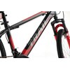 Rower młodzieżowy TRAIL 600 Stal 26 cali dla chłopca Czarno-czerwony Gwarancja na ramę 5 lat