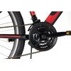 Rower młodzieżowy TRAIL 600 Stal 26 cali dla chłopca Czarno-czerwony Przeznaczony Dla chłopca