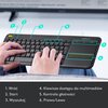 Klawiatura LOGITECH K400 Plus Czarny Dla graczy Nie