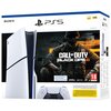 Pudełko zawiera grafikę konsoli oraz kontrolera, z dużym napisem "Call of Duty Black Ops 6" na tle postaci w stroju wojskowym. Widoczne są logotypy "Sony", "PS5", oznaczenia "4K 120 HDR" oraz informacja o ograniczeniu wiekowym "18".