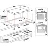 Płyta indukcyjna WHIRLPOOL WTX8015DCF Kolor płyty grzewczej Czarny