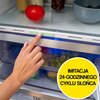 Lodówka GRUNDIG GKPN66940LXRW No Frost 203.5cm Ciemny Inox VitaminZone - wygodna szuflada na warzywa Liczba półek na butelki 1