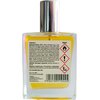 Przedstawione zdjęcie ukazuje butelkę perfum o pojemności 50 ml z etykietą zawierającą ostrzeżenia i informacje o bezpieczeństwie. Na etykiecie widnieją symbole ostrzegawcze oraz tekst: "PHOBIA No.4", "Niebezpieczeństwo: H225 Wysocie łatwopalna ciecz i pa