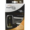 Opakowanie odświeżacza do samochodu z napisem "euphoria car" oraz "black gold car perfume". Widoczny jest również tekst "fresh by 60 days" oraz okrągłe logo z napisem "BLACK GOLD".