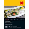 Papier fotograficzny KODAK Photo Sticker A6 120G 20 arkuszy