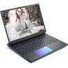 Laptop z otwartym ekranem wyświetla obraz przedstawiający białą, futrzaną postać z rogami na tle zimowego krajobrazu. Na dolnej ramce ekranu widnieje napis "ALIENWARE", a w prawym dolnym rogu ekranu znajduje się logo z napisem "Crimson Desert" oraz "Pearl