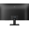 Czarny monitor marki Philips widziany od tyłu, z widocznymi portami HDMI i VGA oraz logo Philips na górze obudowy. Monitor jest zamontowany na prostym, czarnym stojaku.