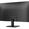Czarny monitor marki Philips widziany od tyłu, z widocznymi portami HDMI i VGA oraz logo Philips umieszczonym na górze obudowy. Monitor jest zamontowany na prostokątnej podstawie z regulowanym ramieniem.