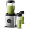 Blender kielichowy PHILIPS HR3655/00 (Wysokoobrotowy) + 2 bidony w komplecie Wykonanie kielicha Szkło