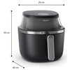 Air Fryer Frytkownica beztłuszczowa PHILIPS Ovi Mini Air Fryer Seria 3000 NA322/00 dostępem do 1000 darmowych przepisów Możliwość mycia części w zmywarce Koszyk