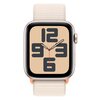 APPLE Watch SE 2gen GPS + Cellular 40mm koperta z aluminium (księżycowa poświata) + opaska sportowa (księżycowa poświata) Kształt Prostokątny