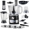 Robot kuchenny wielofunkcyjny KOLIBER Multimax KH-FP1030GB3-BK 1000W z blenderem kielichowym Pojemność misy roboczej [l] 3