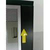 Okap HISENSE MH6TL2MB Czarny 350m3/h 67dB klasa C Filtr przeciwtłuszczowy Aluminiowy