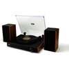 Gramofon AKAI ATT-240SP Orzech, Manualny, Napęd paskowy, Kolumny głośnikowe w zestawie, Prędkość odtw. 33 1/3,45,78 obr./min Czytnik kart pamięci Nie