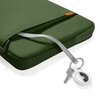 Etui na laptopa TECH-PROTECT Defender 13-14 cali Ciemnozielony Funkcje dodatkowe Miękko wyściełane wnętrze