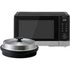 Kuchenka mikrofalowa PANASONIC NN-GD38QSEPG z grillem i naczyniem Steam+ Pot 29l 1000W 18 programów automatycznych Funkcje podstawowe Duszenie