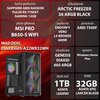 Komputer MAD DOG DIAXID605-A23WR32WH R5-7500F 32GB RAM 1TB SSD Radeon RX7700XT Wi-Fi Windows 11 Home Procesor AMD Ryzen 5 7500F