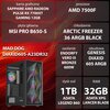 Komputer MAD DOG DIAXID605-A23DR32 R5-7500F 32GB RAM 1TB SSD Radeon RX7700XT Wi-Fi Procesor AMD Ryzen 5 7500F