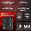 Komputer MAD DOG DIAXID605F-A23DB32 R5-7500F 32GB RAM 1TB SSD Radeon RX7700XT Wi-Fi Procesor AMD Ryzen 5 7500F