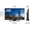 Telewizor JVC LT-40VQF540A 40" QLED Android TV Smart TV Tak